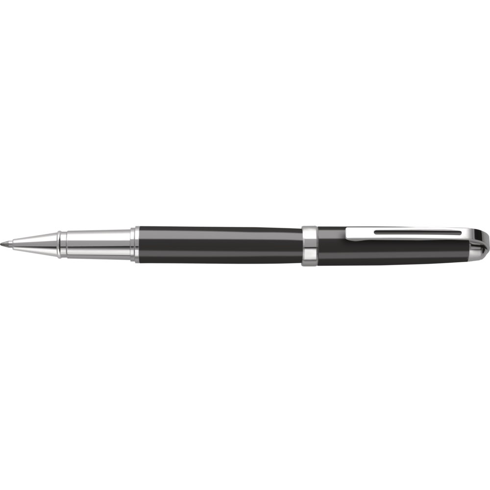 Carrick Metal Rollerball Pen - Black